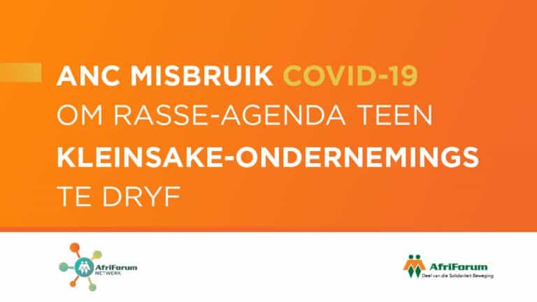 ANC misbruik COVID-19