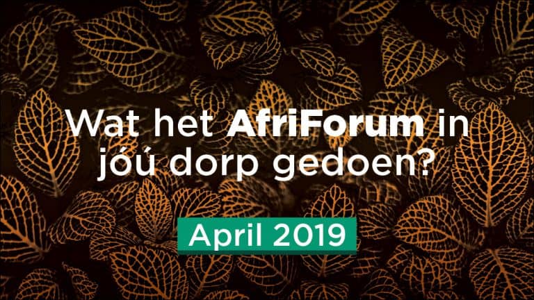 AfriForum-suksesse: April 2019