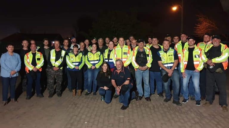 AfriForum’s Benoni neighbourhood watch holds follow-up mass patrol