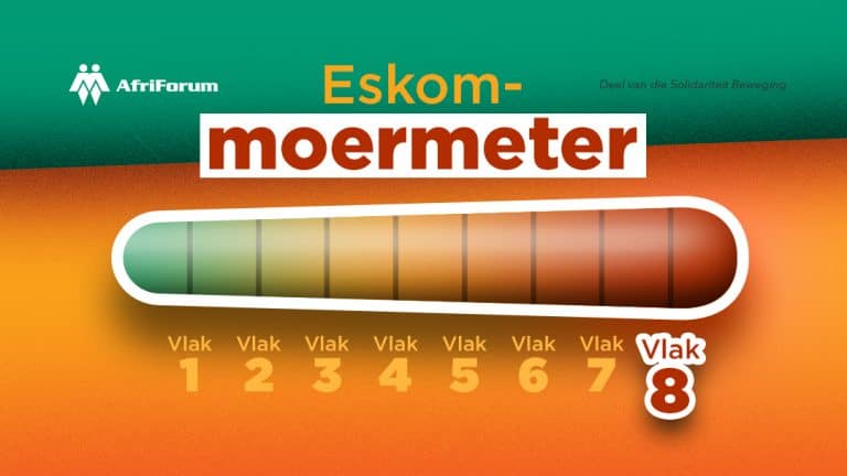 Stage 6 load shedding: AfriForum and public take aim at Eskom woes