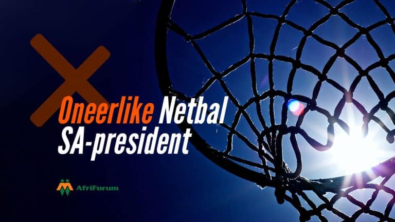 Oneerlike Netbal SA-president