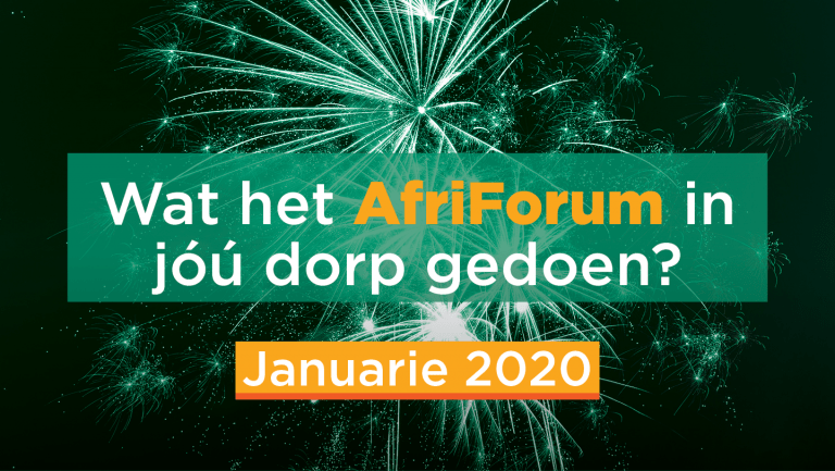 AFRIFORUM-SUKSESSE: JANUARIE 2020