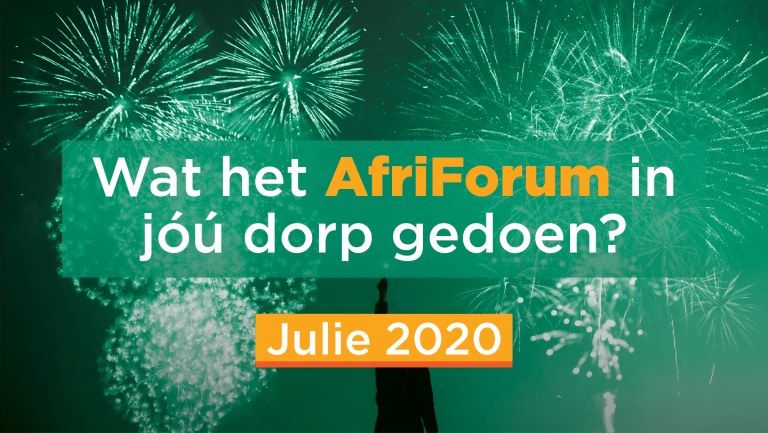 AFRIFORUM-SUKSESSE: JULIE 2020