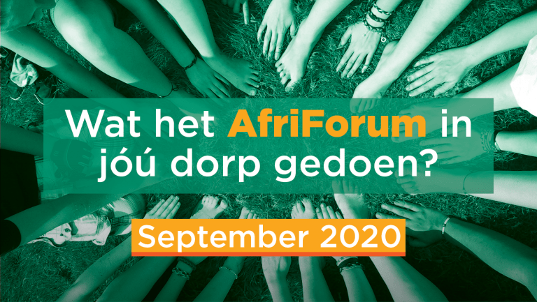 AFRIFORUM-SUKSESSE: SEPTEMBER 2020