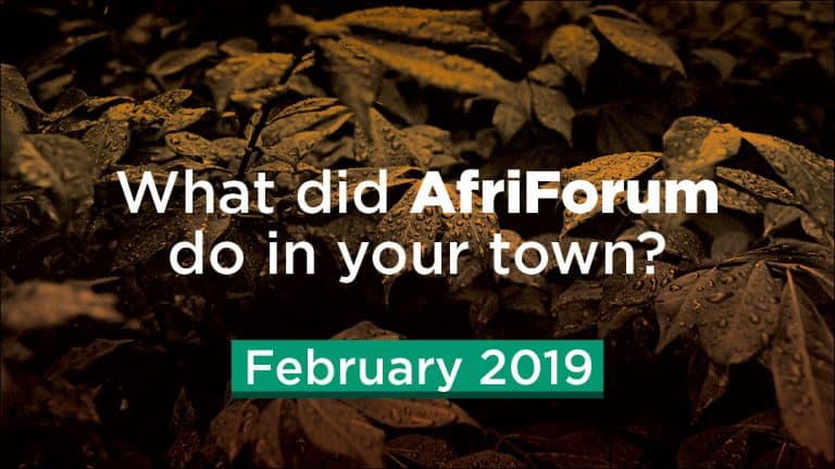 Afriforum- Success: February 2019