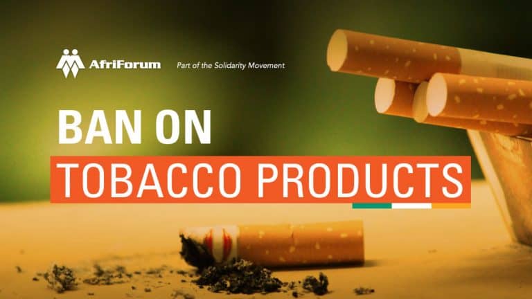 Ban on tobacco products