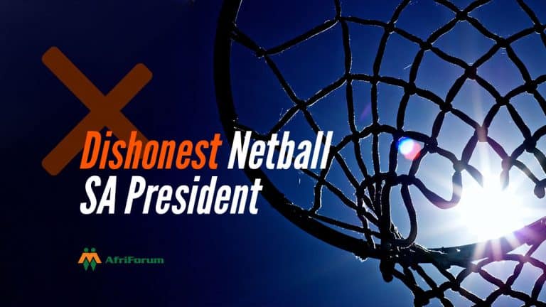 Dishonest Netball SA President