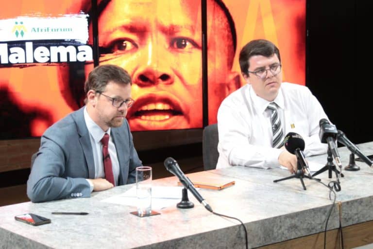 AFRIFORUM DIEN HAATSPRAAK-KLAG BY GELYKHEIDSHOF TEEN MALEMA IN OOR KILL THE BOER-LIED