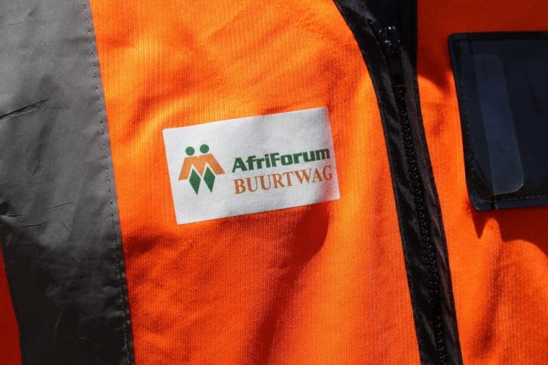 AfriForum blus brand in Chrissiesmeer