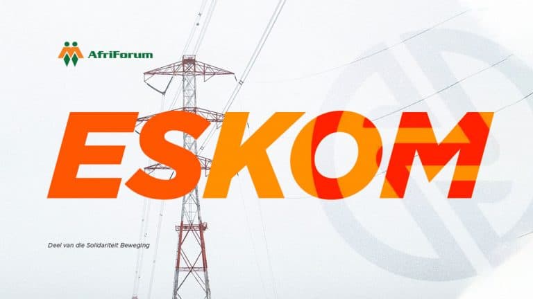 AfriForum criticizes Eskom corruption and maladministration