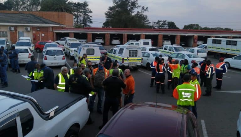 AfriForum’s Springs neighbourhood watch participates in SAPS’s visibility patrol