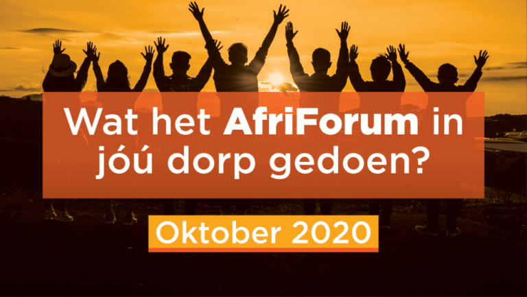 AFRIFORUM TAKSUKSESSE: OKTOBER 2020