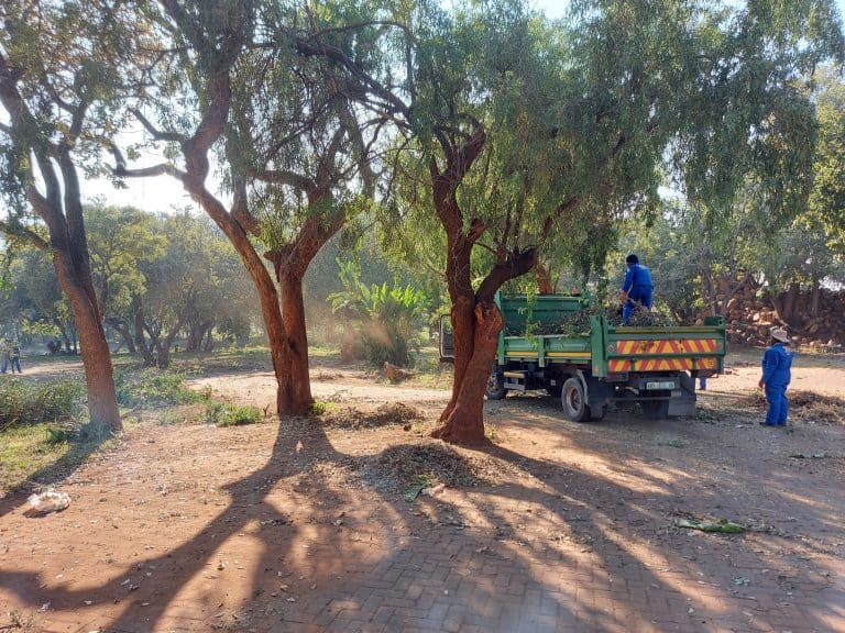 Rustenburg-tak help om Paul Bodenstein Park netjies te maak