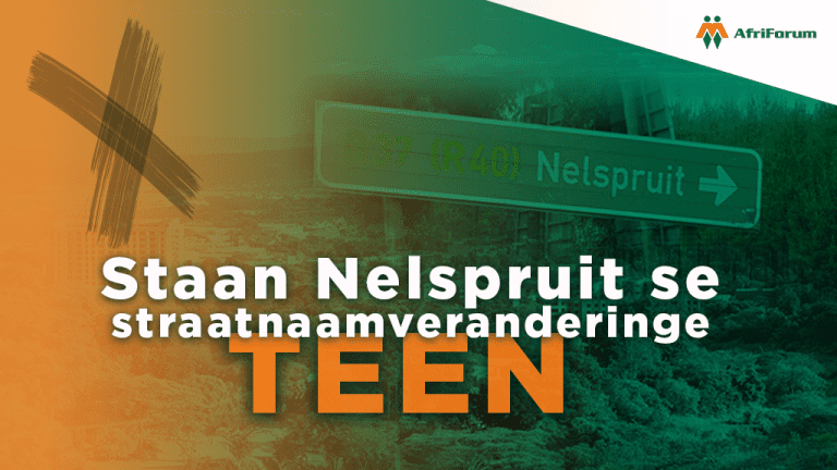 Staan Nelspruit se straatnaamveranderinge teen