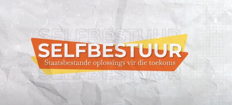 Selfbestuur: AfriForum stel dokumentêr oor  gemeenskapsfederalisme bekend