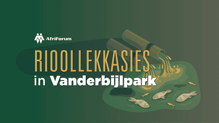 Rioollekkasies in Vanderbijlpark