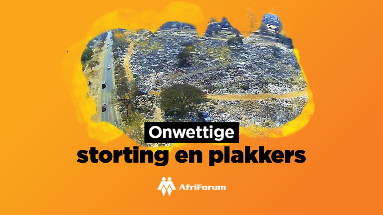 Onwettige storting en plakkers