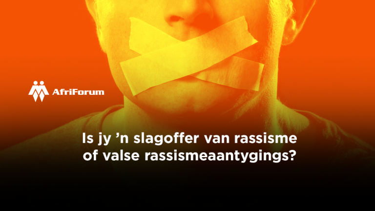 Is jy ’n slagoffer van rassisme of valse rassismeaantygings?