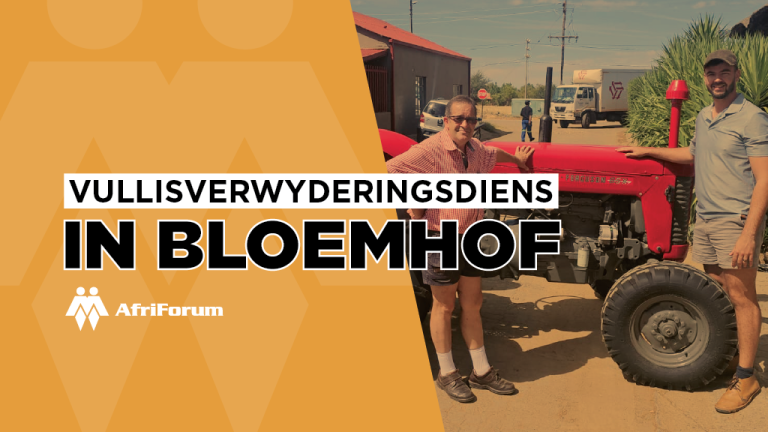 Vullisverwyderingsdiens in Bloemhof