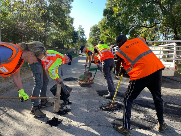 Potholes no longer hindrance for ambulances after Benoni branch repairs 57 of them