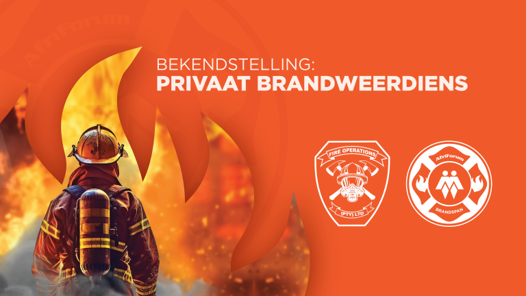 AfriForum en Fire OPS SA stel die eerste privaat brandweerdiens bekend in Bloemfontein.