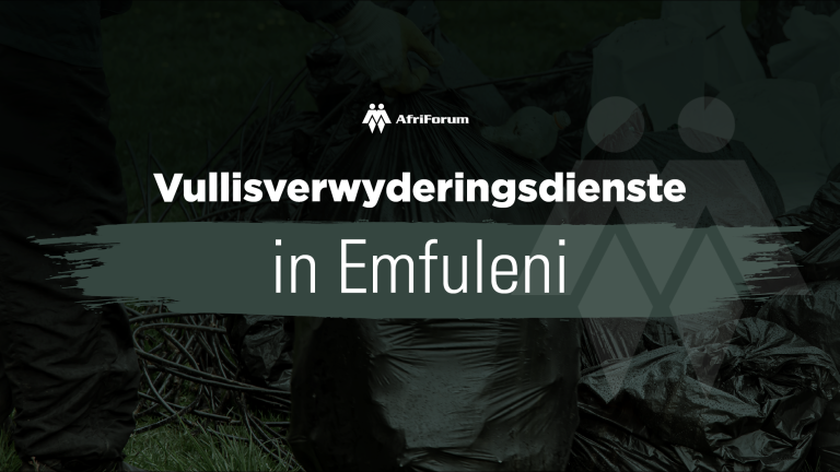 Vullisverwydering in Emfuleni