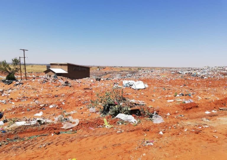 Noord-Kaap-vullisterreine in haglike toestand