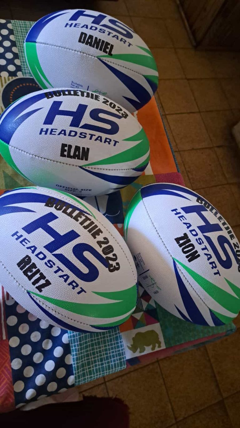 Heilbron-tak maak dorp skoon; skenk rugbyballe aan jong spelers