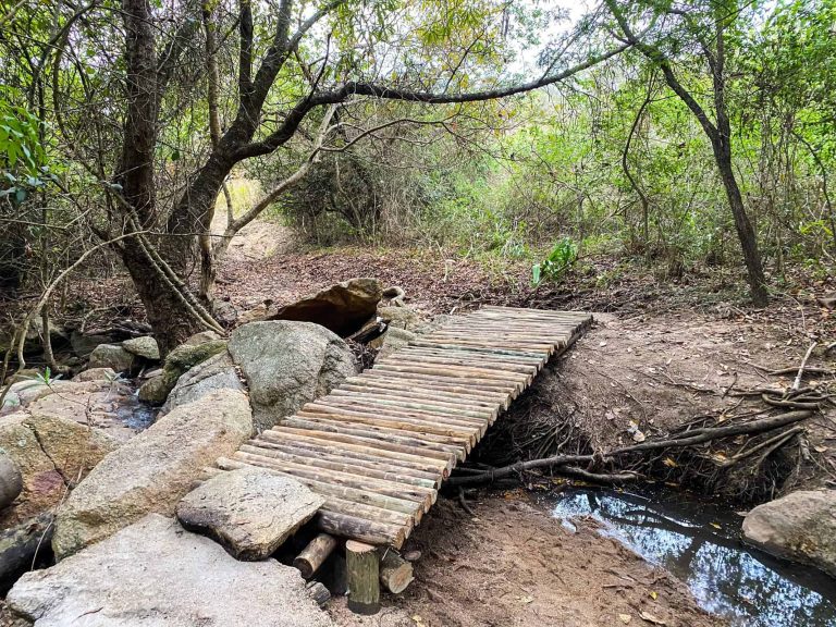 Nelspruit-tak knap Steiltes-natuurreservaat op