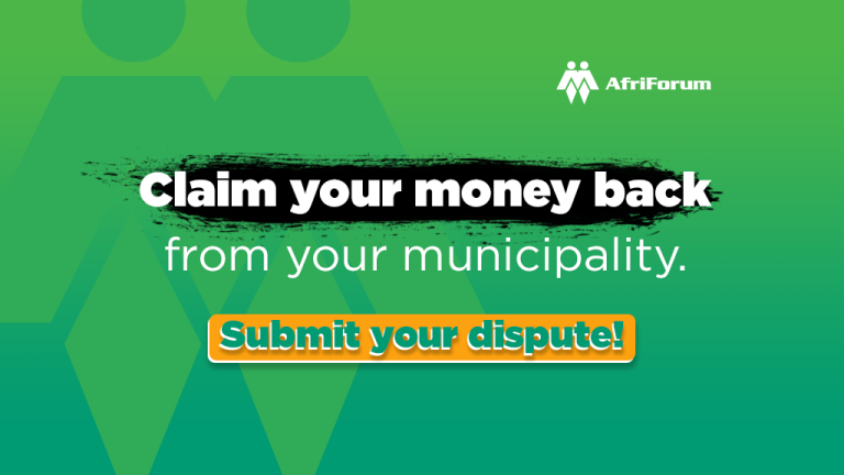 Claim your money back from your municipality.