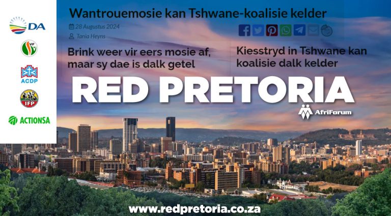 AfriForum skop veldtog af om Tshwane-metro uit die EFF se hande te hou