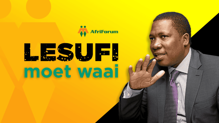 Lesufi moet waai