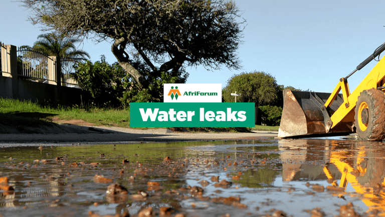 Report water leaks in Gauteng – help us save our water