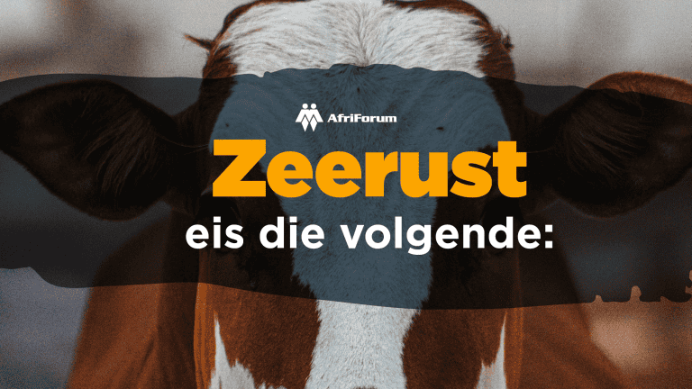 Zeerust eis die volgende: