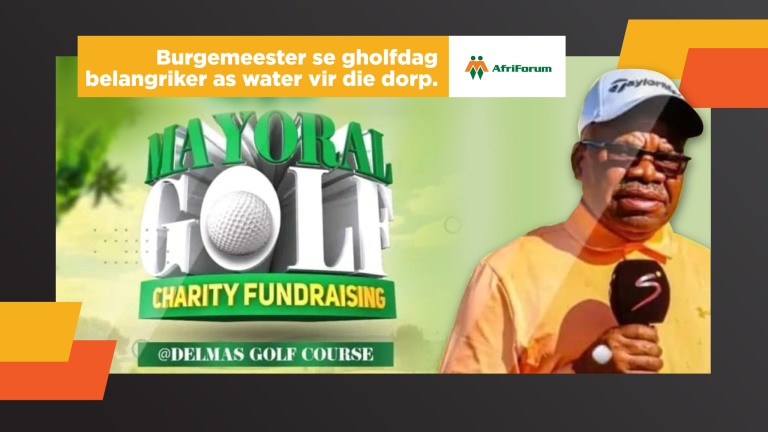 Burgemeester se gholfdag belangriker as water vir die dorp.